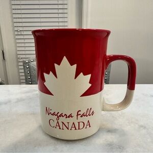 Niagara Falls Canada Red & White Mug - NWOT